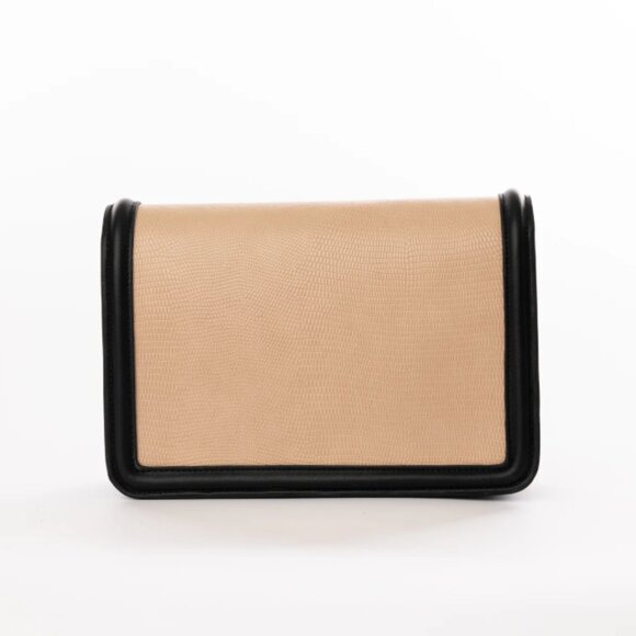 Jules Kae Mia Bag in Blush Lizard/Black